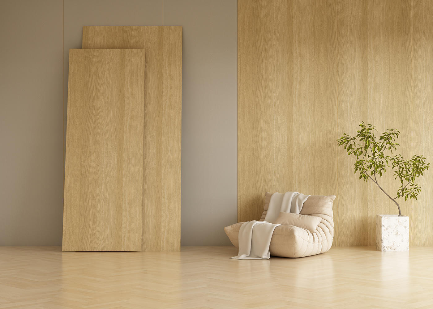 IEN SERIES 5MM THICKNESS SOLID CORE WOOD WALL PANEL